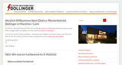Desktop Screenshot of dollinger-elektro.de